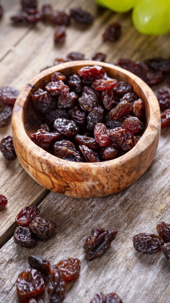 Raisins: Small but High in Energy
